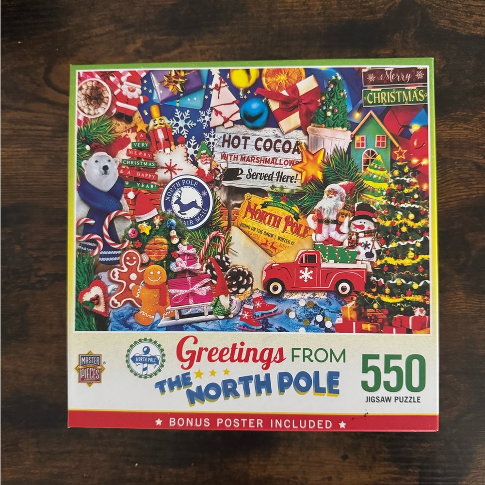 MasterPieces Greetings from the North Pole Jigsaw Puzzle - 550 Pieces